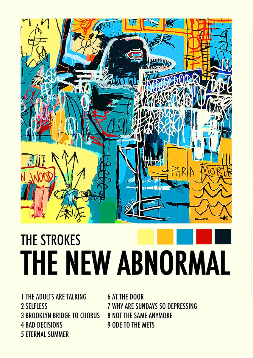 The Strokes The New Abnormal Album Canvas Print & Poster Wall Art - AI PRINT LAB